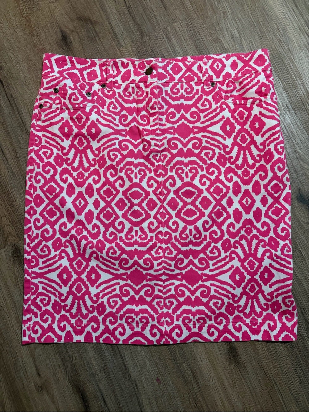 Jones New York Sport - Patterned Stretch Skirt - Size 12